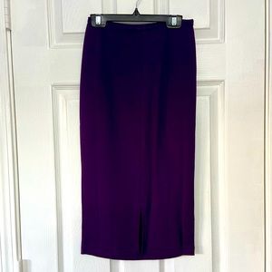 American Apparel Purple Pencil Skirt Size Small